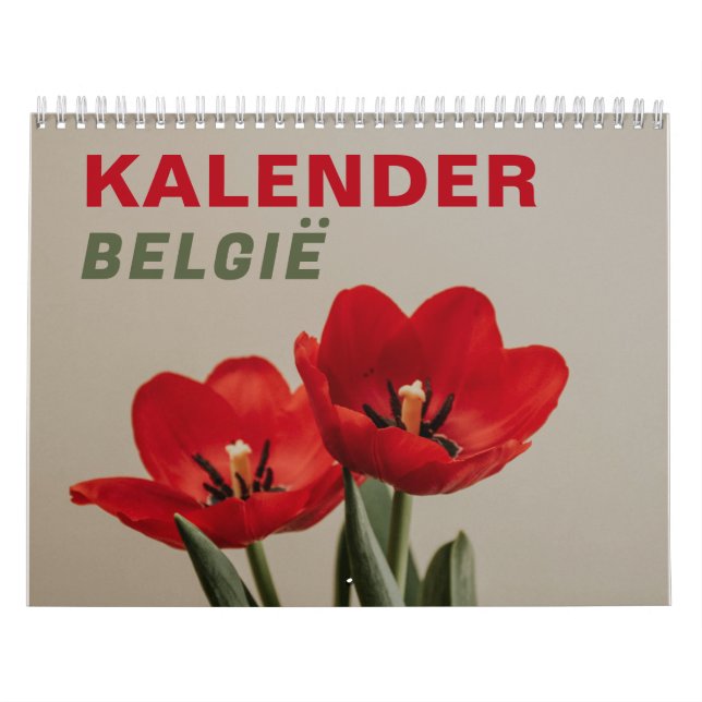 Kalender België | 2026 Belgium Calendar på nederlä (Omslag)