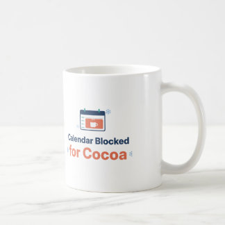Kalender blockerad för kakao Rolig julpresent för  Kaffemugg