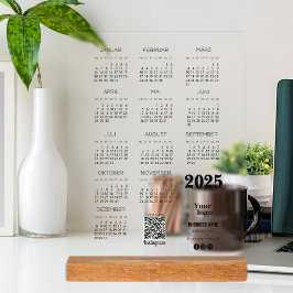 Kalender Deutsch 2025 års Fullt - kalenderkod Qr