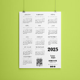 Kalender Deutsch 2025 års Fullt - kalenderkod Qr Inbjudningar