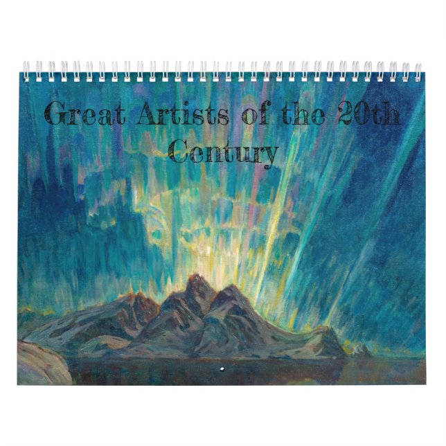 Kalender efter 1900-talets målningar (Omslag)