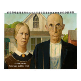 Kalender efter Grant Wood