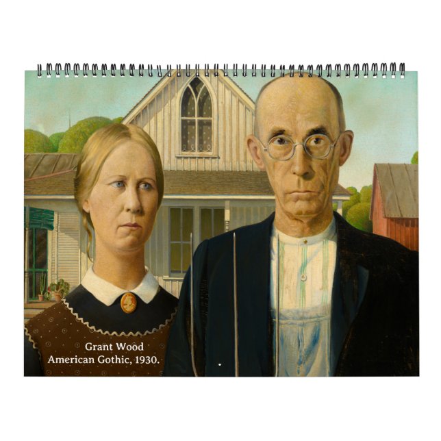 Kalender efter Grant Wood (Omslag)