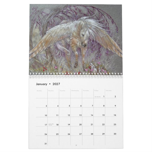 Kalender - Fantasy Horses (Jan 2027)