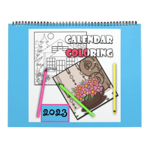 Kalender, färgning kalender