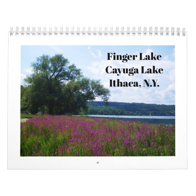 Kalender FINGER SJÖAR CAYUGA SJÖ ITHACA (Omslag)