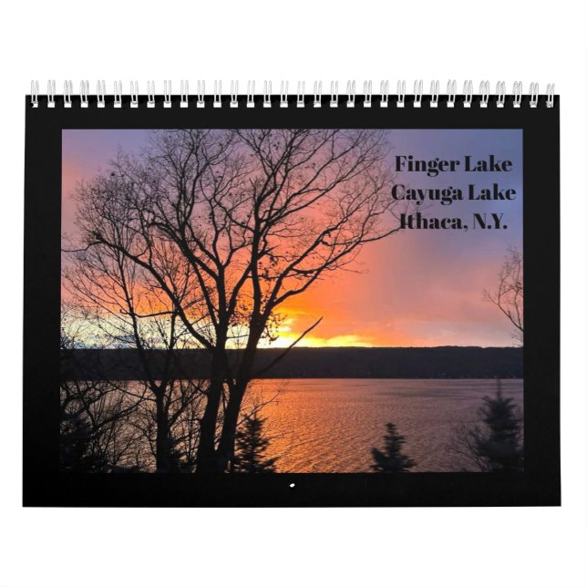 Kalender finger SJÖAR CAYUGA SJÖ ITHACA (Omslag)