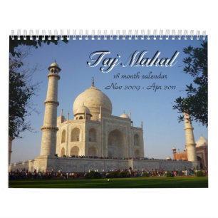 kalender för 18 månad för taj mahal