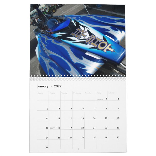 Kalender för #1 Dragboat (Jan 2027)