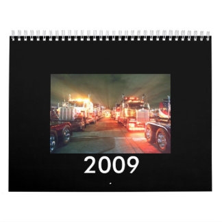 kalender för 2009 lastbil