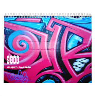 Kalender för 2010 grafitti