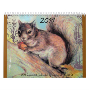 Kalender för 2011 ekorre