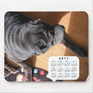 Kalender för 2011 hund - kinesiska Shar Pei Musmatta