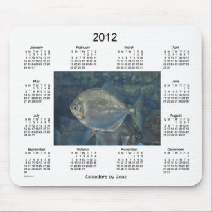 Kalender för 2012 fisk musmatta