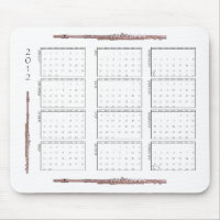 Kalender för 2012 flöjt