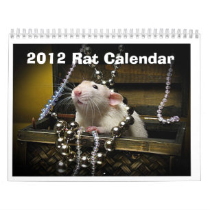 kalender för 2012 råtta
