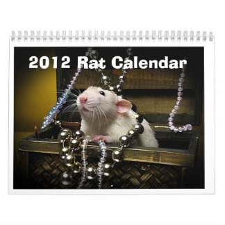 kalender för 2012 råtta