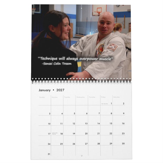 Kalender för 2012 TUMAA (Jan 2027)