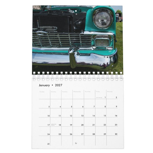 kalender för 2013 56 Chevy (Jan 2027)