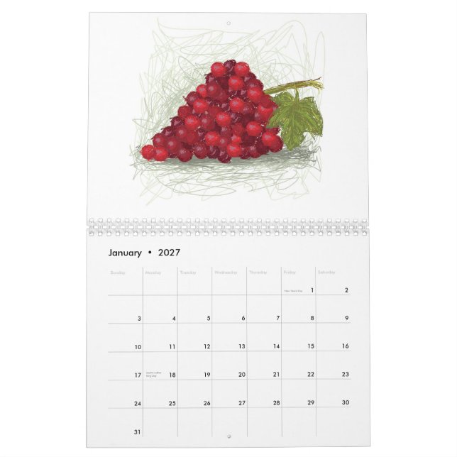 kalender för 2013 frukter mig (Jan 2027)