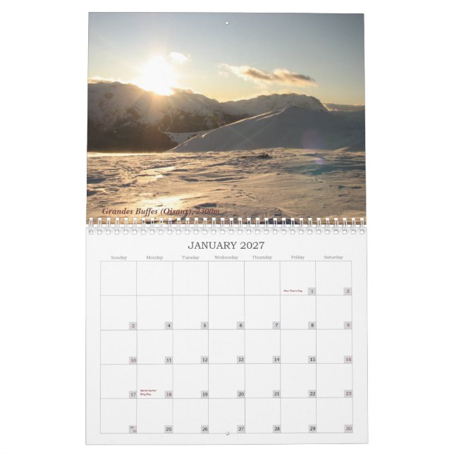 KALENDER FÖR 2013 MDN-ALPERNA (Jan 2027)
