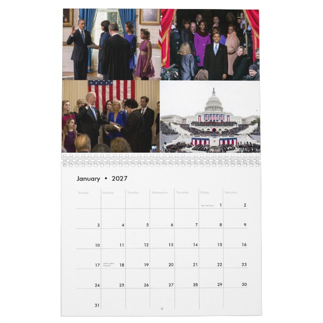 Kalender för 2014 -"Genom åren" (Jan 2027)