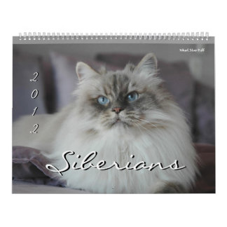 Kalender för 2014 Siberianskatter & kattunge
