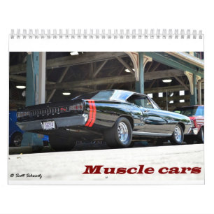 Kalender för 2016 muskelbilar