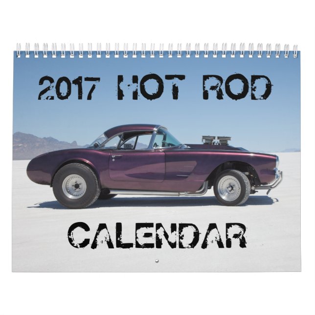 Kalender för 2017 hot rods (Omslag)