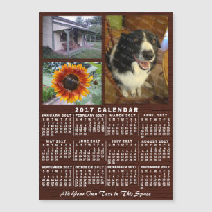 Kalender för 2017 (se beskrivning för ny version)