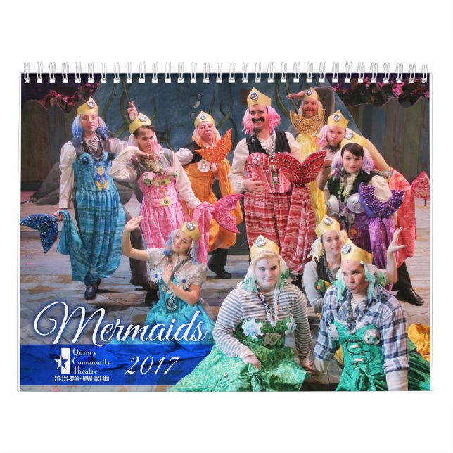 Kalender för 2017 sjöjungfruar (Omslag)