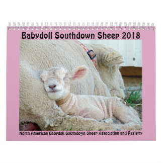 Kalender för 2018 får för NABSSAR-Babydoll