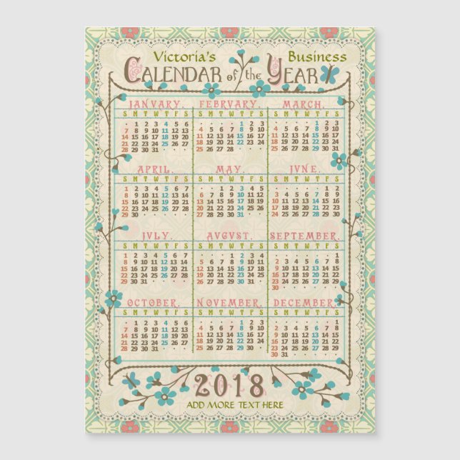 Kalender för 2018 (se beskrivning för ny version) (Framsida)