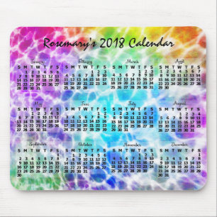 Kalender för 2018 (se beskrivning för ny version) musmatta