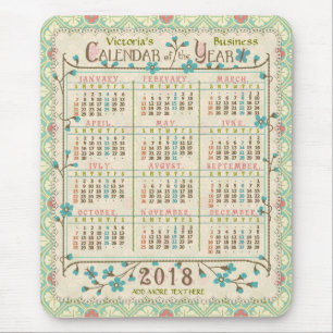 Kalender för 2018 (se beskrivning för ny version) musmatta