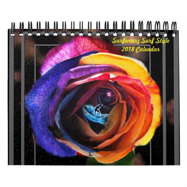 Kalender för 2018 Surfa Stil (Omslag)