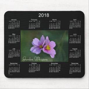 Kalender för 2018 trädgårds- viskning vid Janz Musmatta