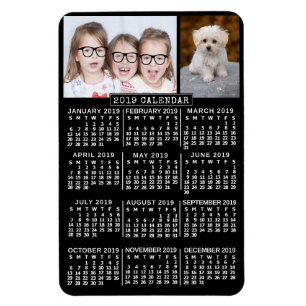 Kalender för 2019 (se beskrivning för ny version) magnet