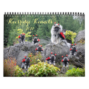 Kalender för 2020 Keesridge Kennels