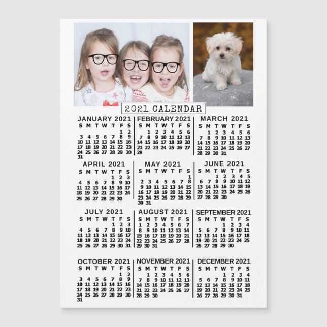 Kalender för 2021 (se beskrivning för ny version) (Framsida)