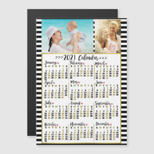 Kalender för 2021 (se beskrivning för ny version) magnetisk inbjudningskort