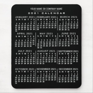 Kalender för 2021 (se beskrivning för ny version) musmatta