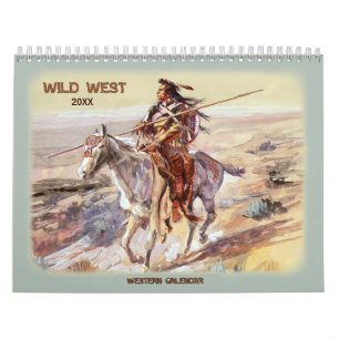 Kalender för 2021 Vilda western