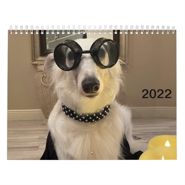 Kalender för 2022 Silken Windhounds (dold up/Fånig (Omslag)