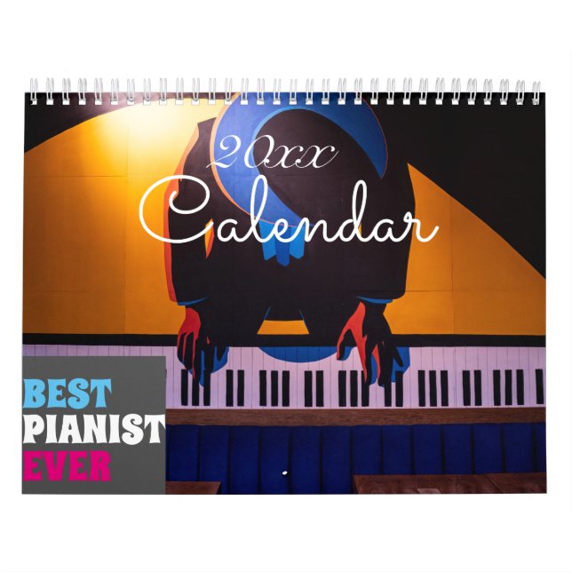 Kalender för 2023 | Bästa gåva till en pianist (Omslag)
