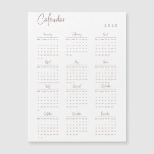 Kalender för 2023 i fullt årsvy
