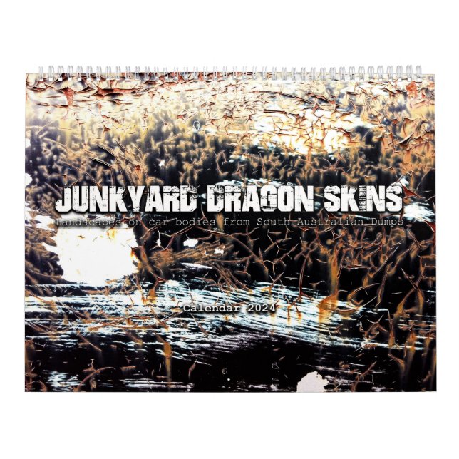 Kalender för 2024 - Abstrakten Färg Struktur (Omslag)