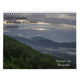 Kalender för 2024 Blue Ridge Mountains