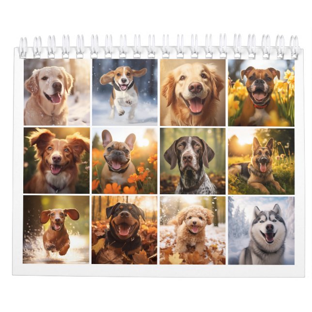 Kalender för 2024 Hundälskare (Baksida)
