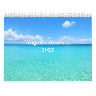 Kalender för 2025 Anguilla Beacher